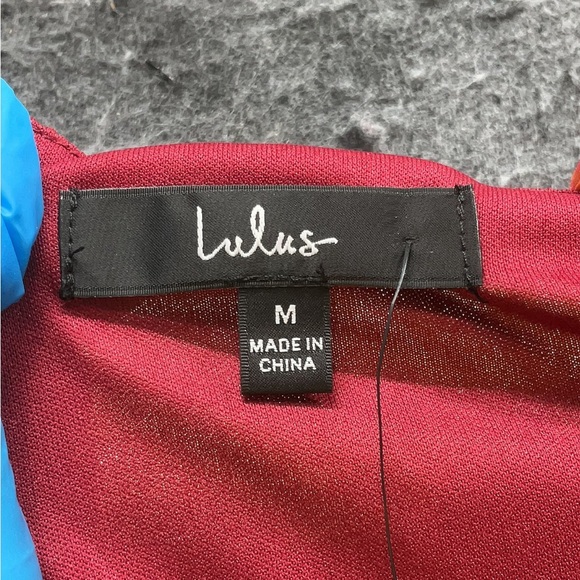 Lulu's Beautiful Soul Burgundy Floral Print Twist-Front Maxi Dress - Picture 7 of 8